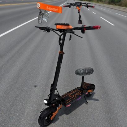 صورة سكوتر العنكبوت الكهربائي 1500 واط – تصميم قوي مع إضاءة LED وشاشة إلكترونية